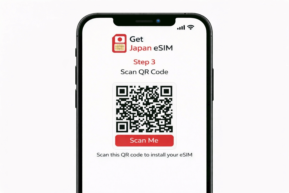 Step 3: Scan QR code